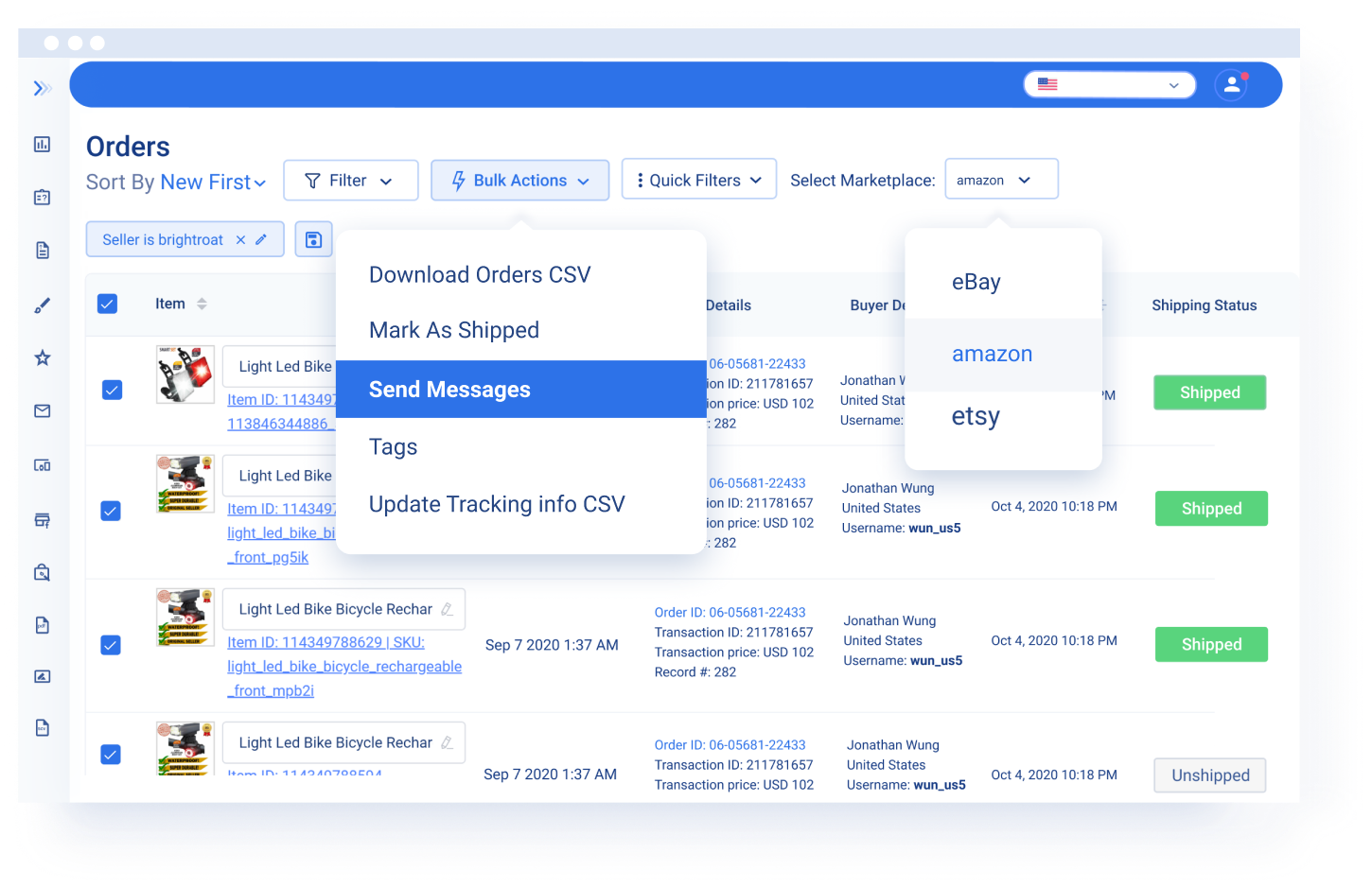 Manage Orders on Amazon and Other Channels in One Place