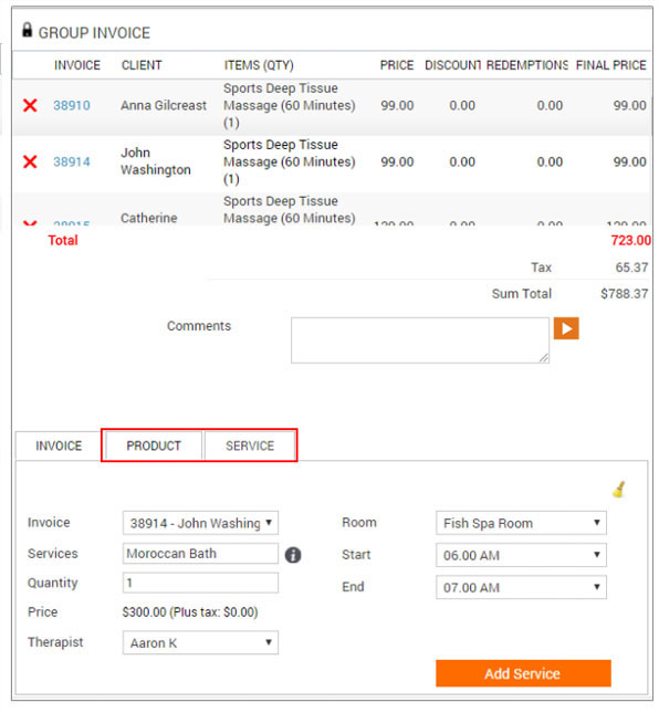 Group Invoice