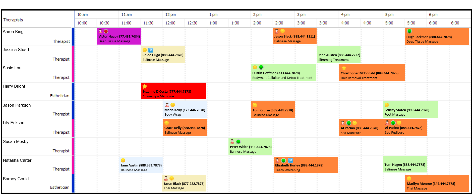 Print Appointment Book