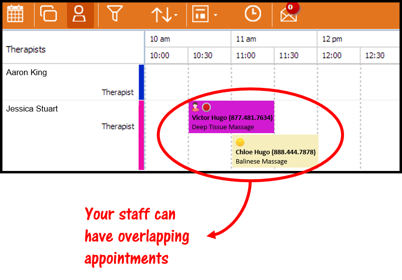 Overlapping Appointments