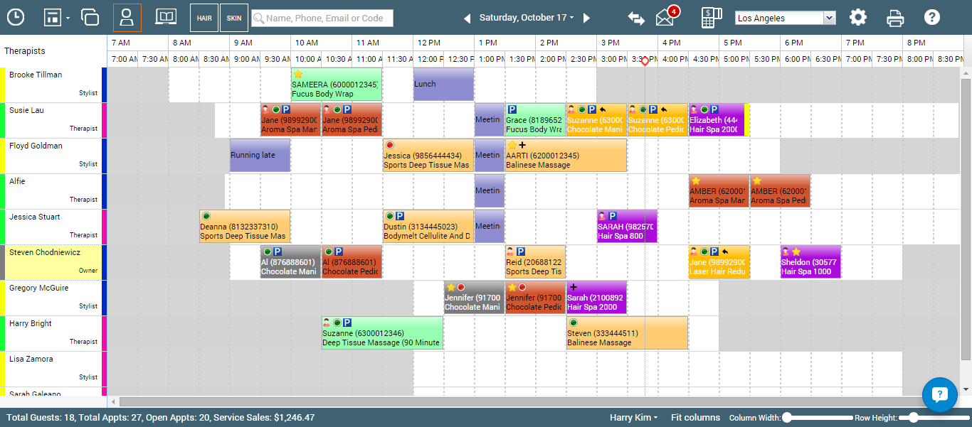 APPOINTMENT BOOK AND POS