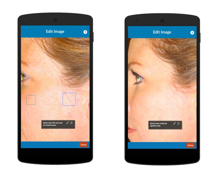 MARK UP AREAS AND ADD COMMENTS TO IMAGES USING EMPLOYEE APP