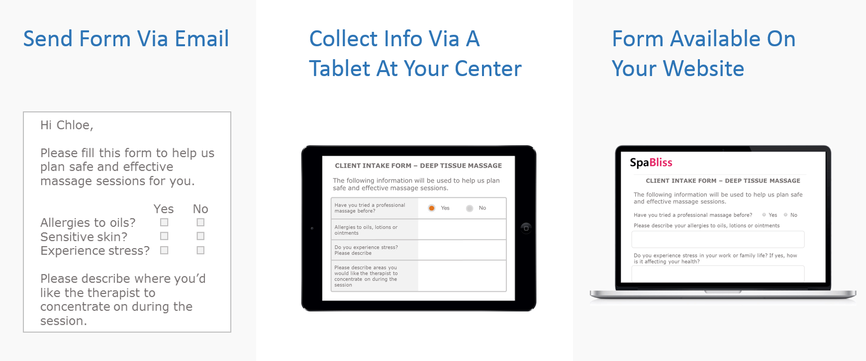 Digital Intake Forms