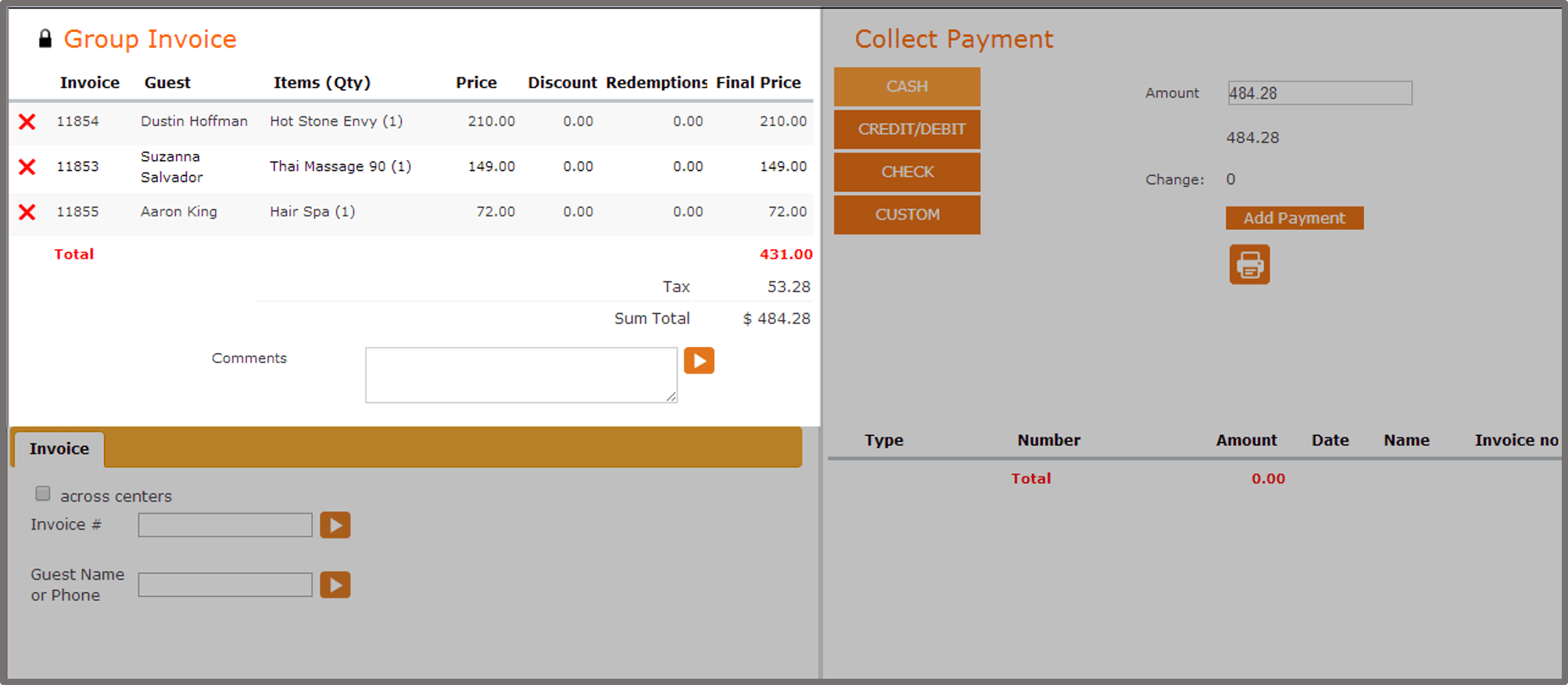 Group Invoice