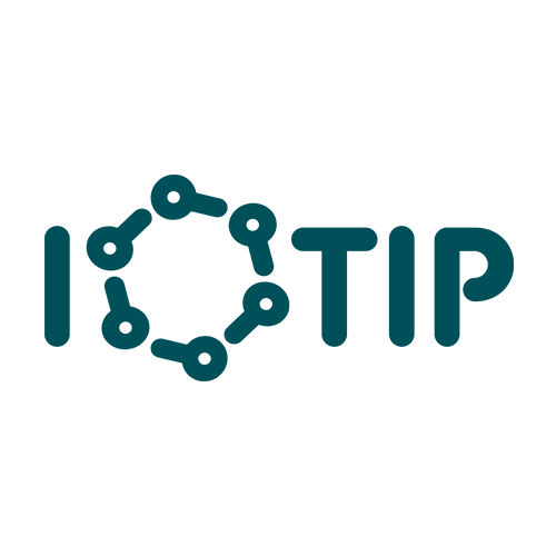 Iotip logo värillisenä versiona