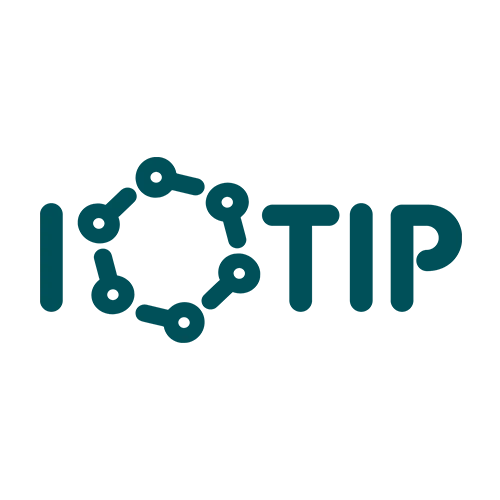 Iotip logo värillisenä versiona