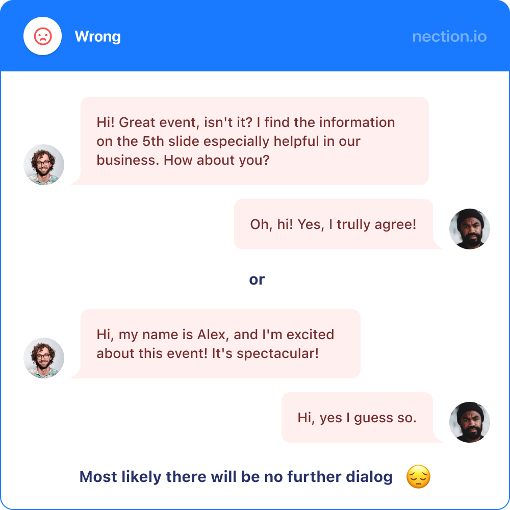 Wrong dialog