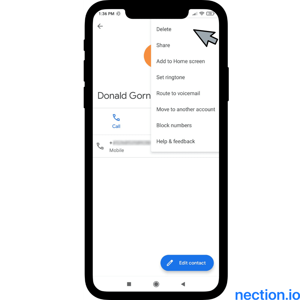 A drop-down list