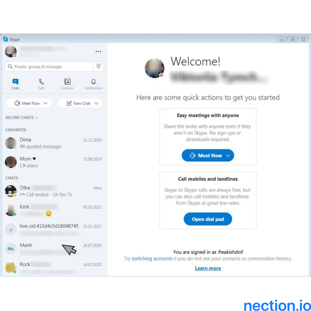 Not added profile PC