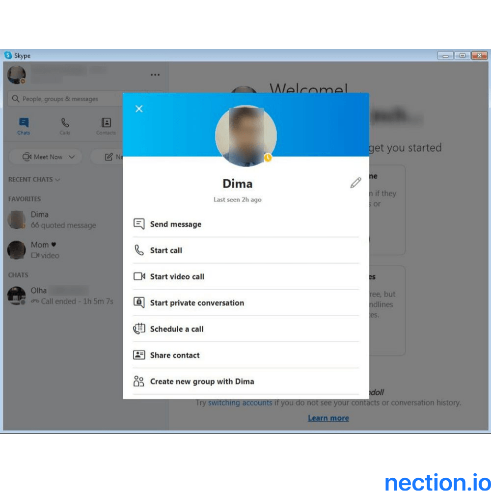 Profile details PC
