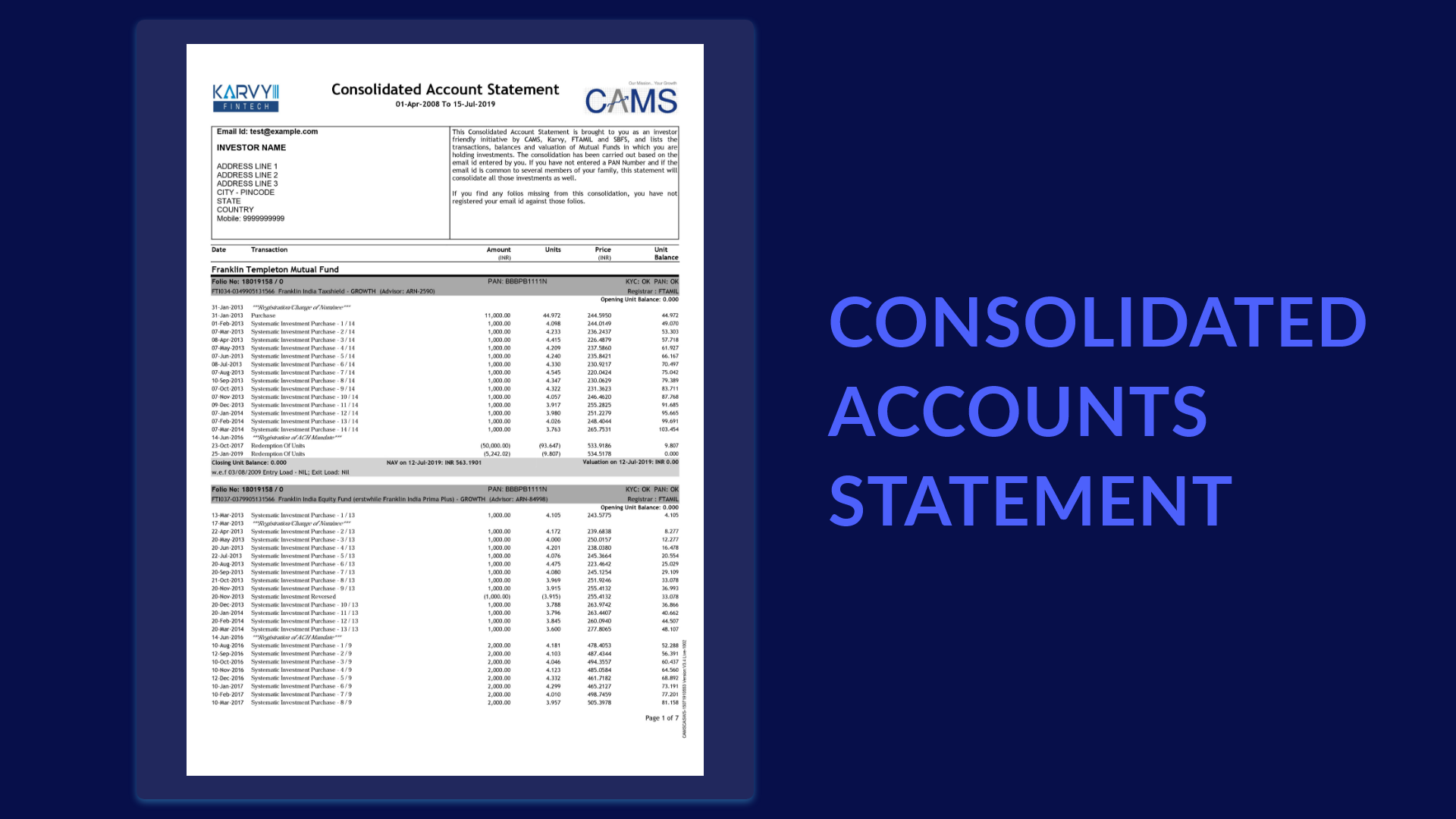 CAS Sample Image
