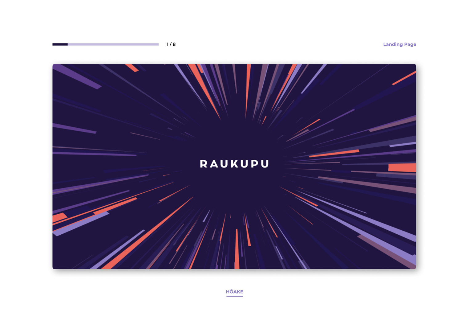 User interface designs for Raukupu - Te Reo E-Learning website