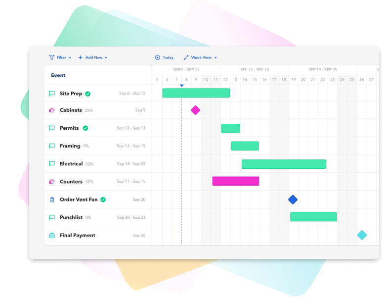 Simple Construction Scheduling Software BuildBook