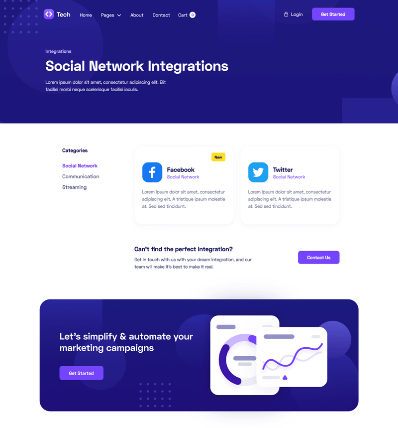 Tech - Webflow Ecommerce Website Template