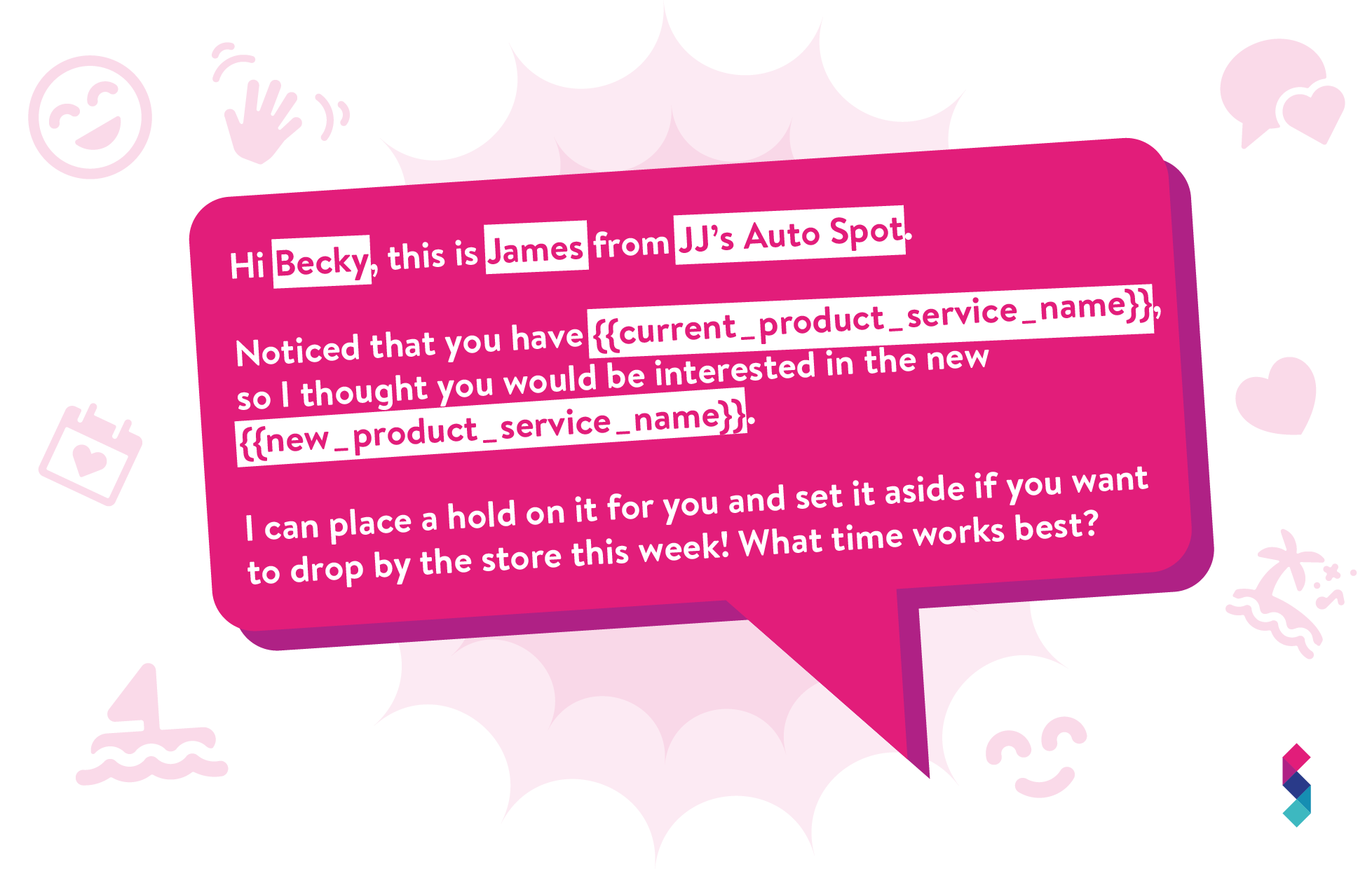 Statflo Chat Starter Text Message Template