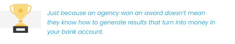 award winning agency callout
