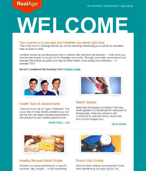 Email marketing tool example