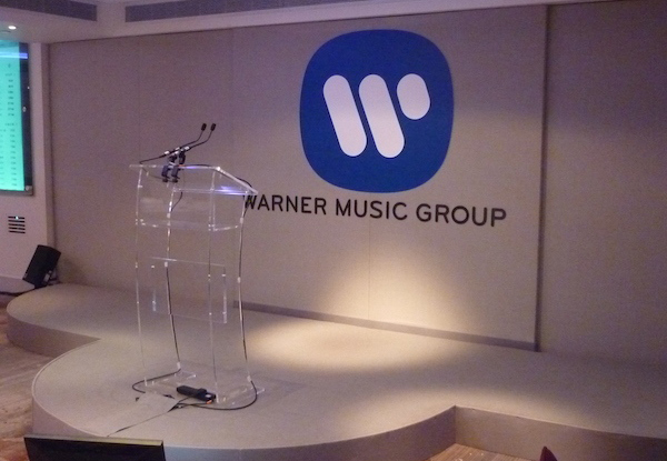 Warner Music Group staging.