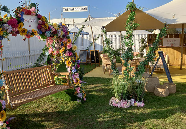 Outdoor festival design.