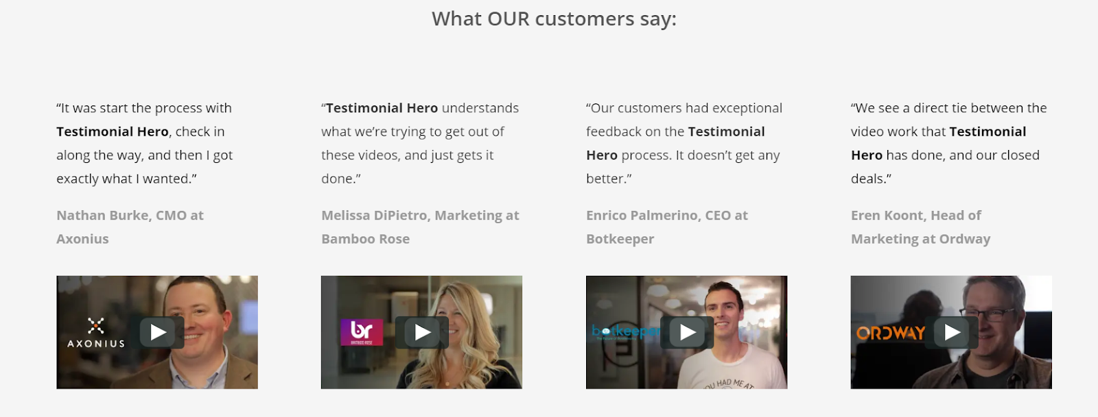 Get more B2B Customer Testimonial Videos