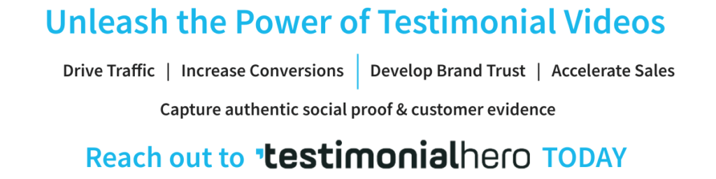 Reach out to Testimonial Hero to experience the benefits of testimonial videos.