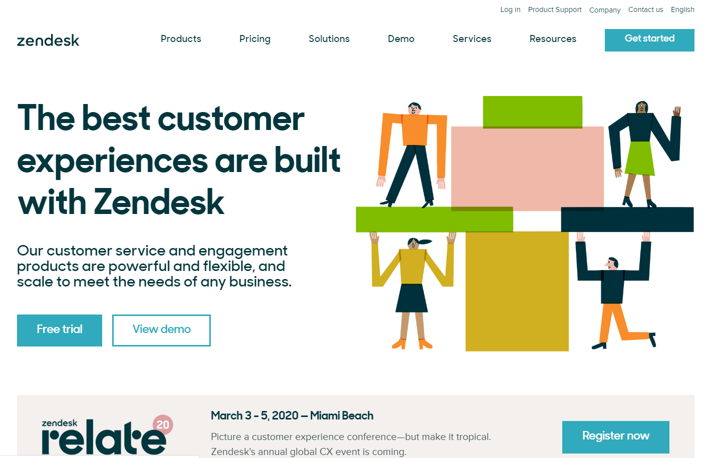 Zendesk's updated branding continued to increase brand trust because they maintained a consistent theme across all channels.