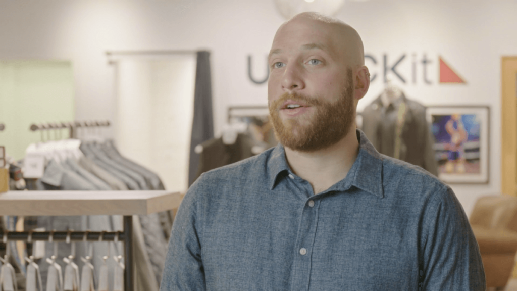 Open Background - UNTUCKit testimonial for NewStore