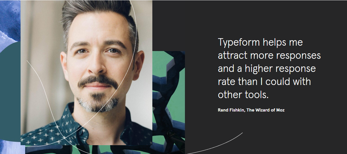 Typeform's B2B customer testimonials stand out from the crowd.