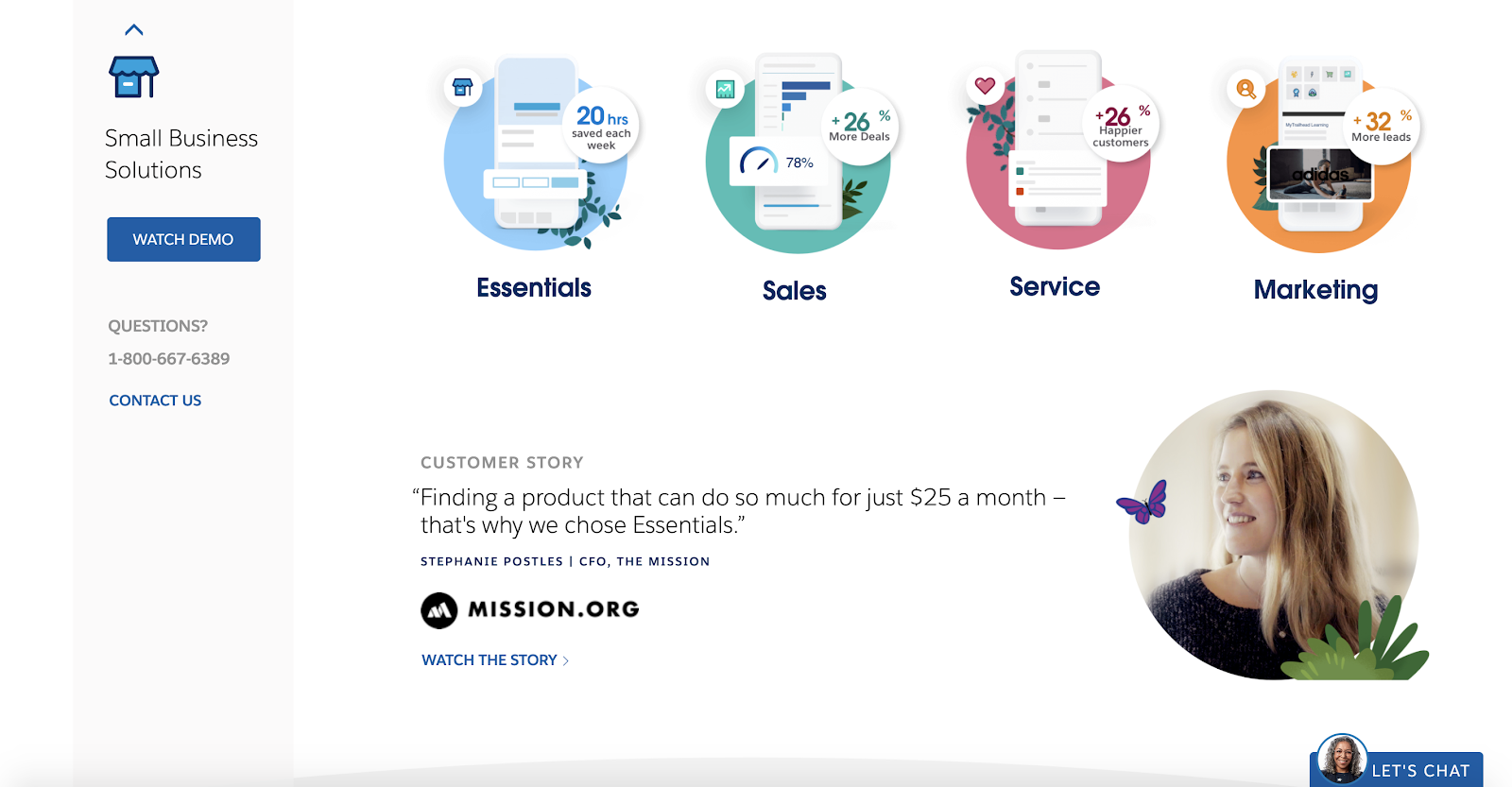 Homepage screenshot