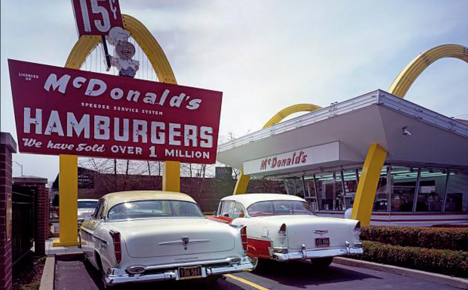 McDonald's early social proof included the number of burger sold.