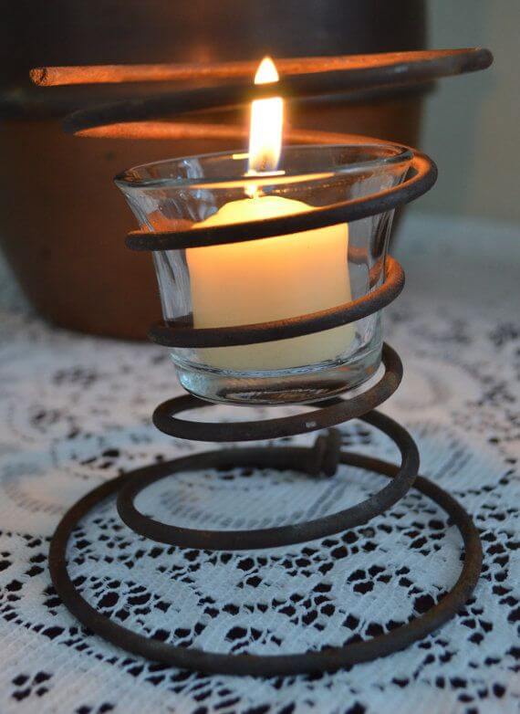 mattress candle holder