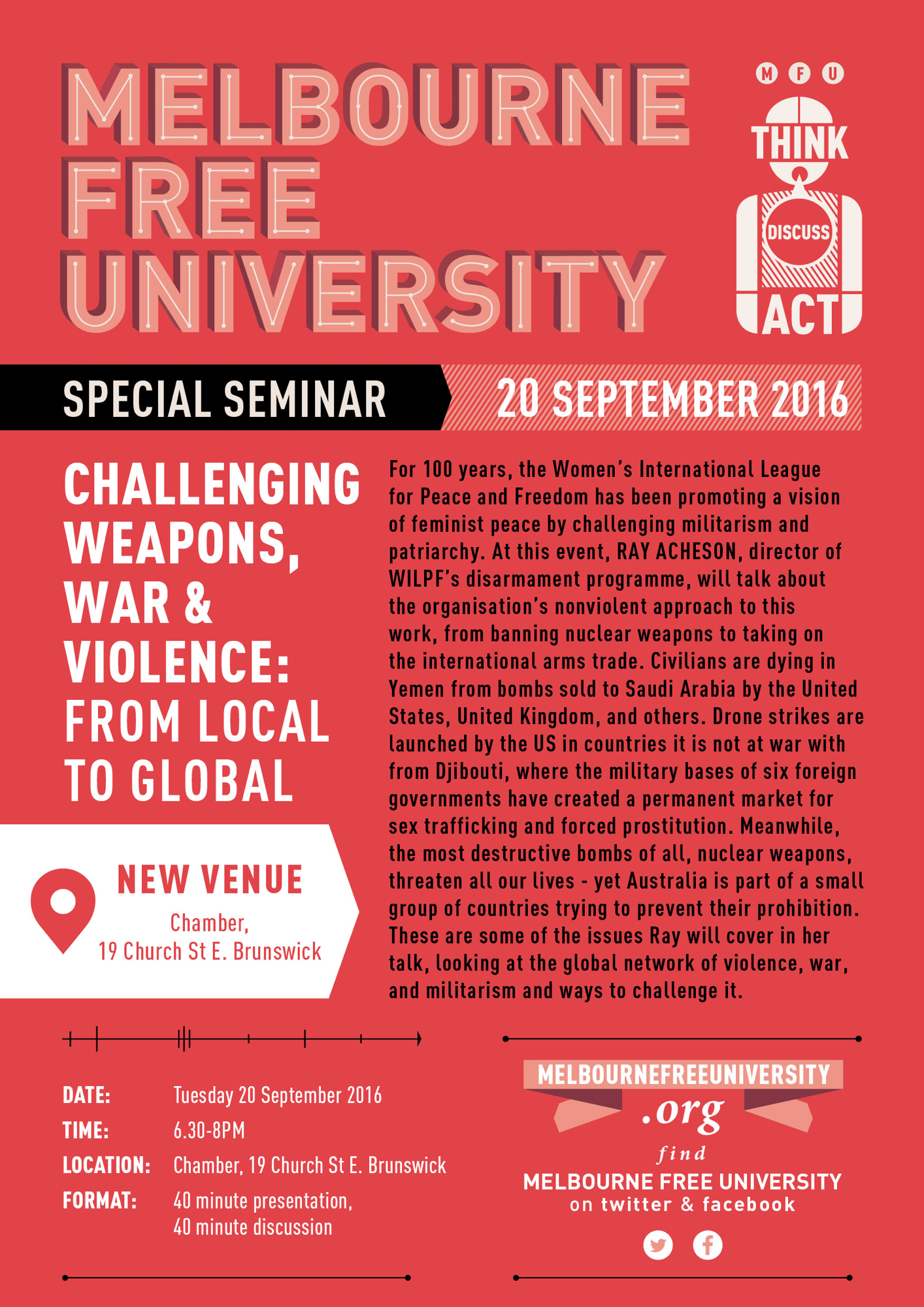 Challenging weapons, war, and violence: from local to global