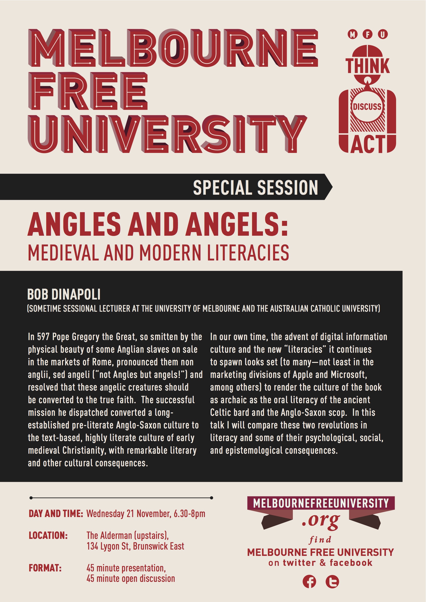 Angles And Angels: Medieval And Modern Literacies