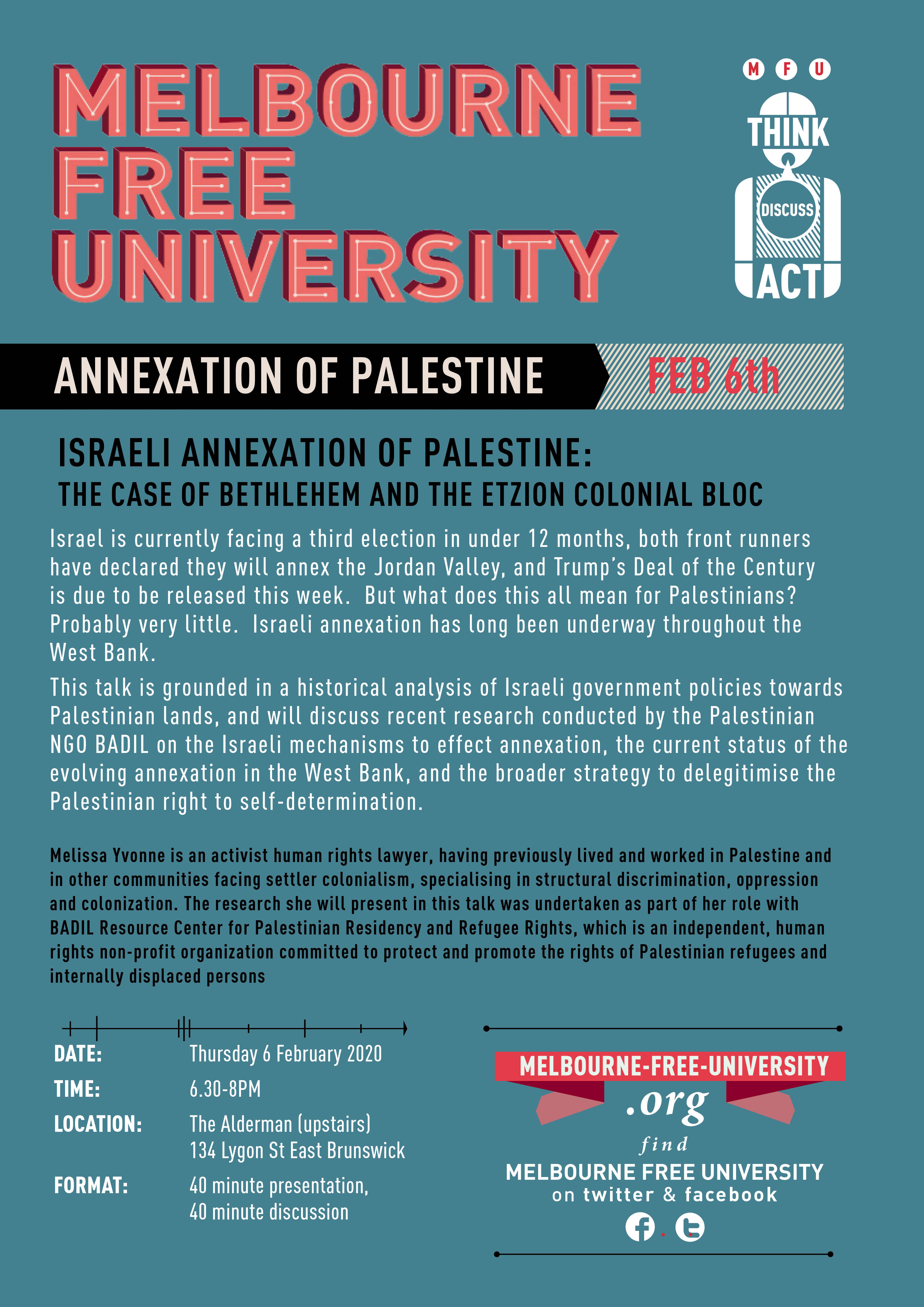 Annexation Of Palestine: Israeli Annexation Of Palestine: The Case Of Bethlehem And The Etzion Colonial Bloc