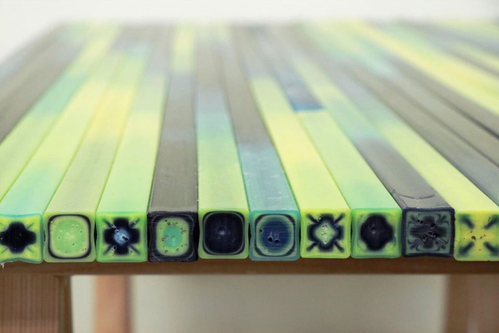 Continuous productions with the extrusion