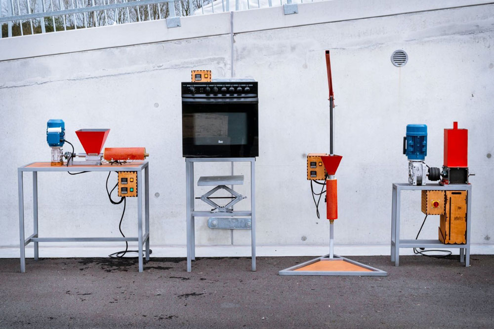 Precious Plastic machines for workshop