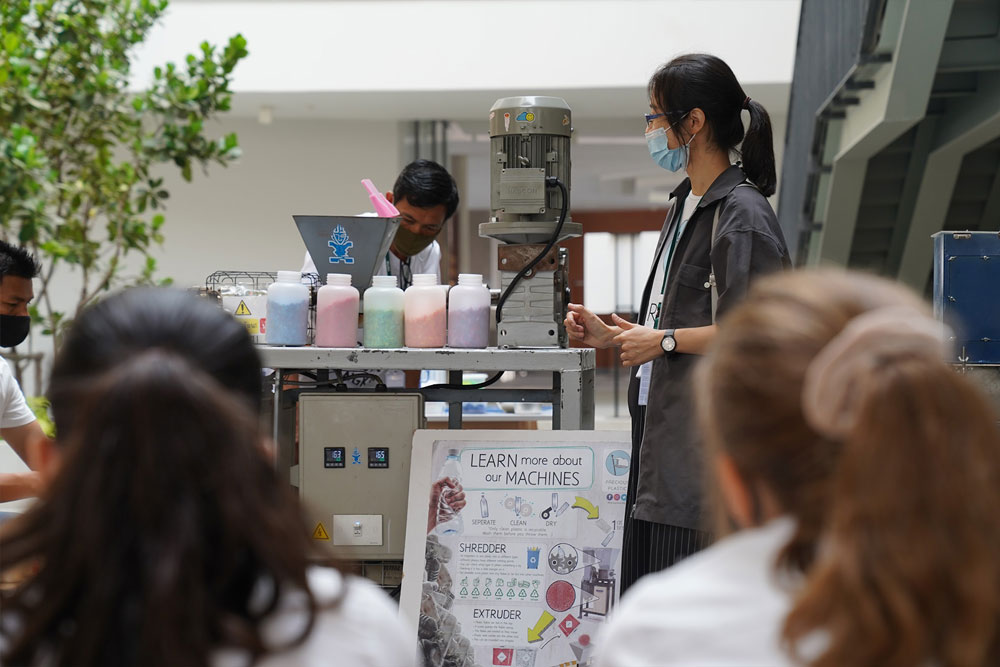 plastic recycling workshop