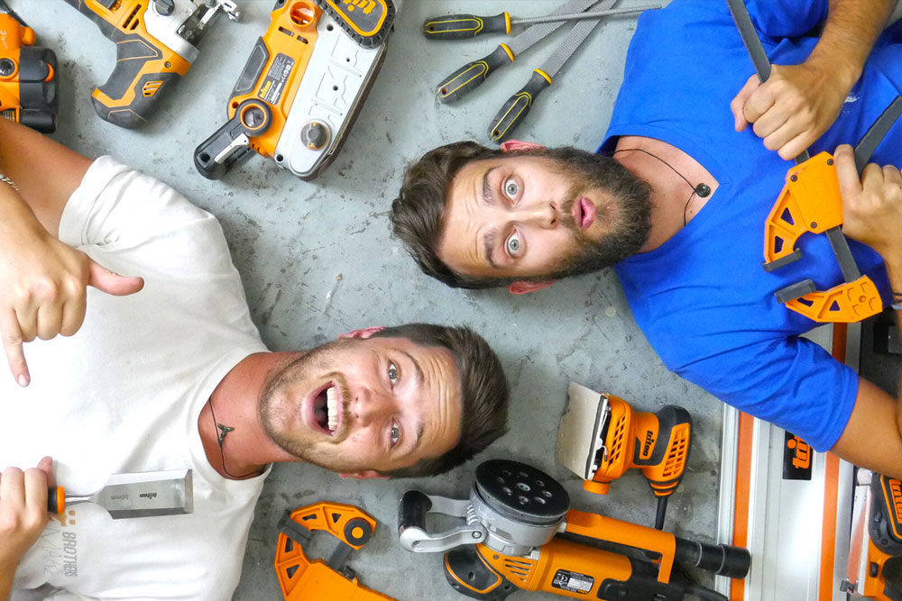 two man facing the camera