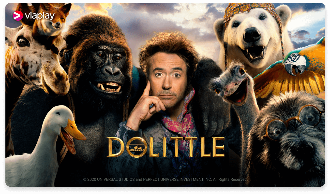 Se Dolittle med Viaplay