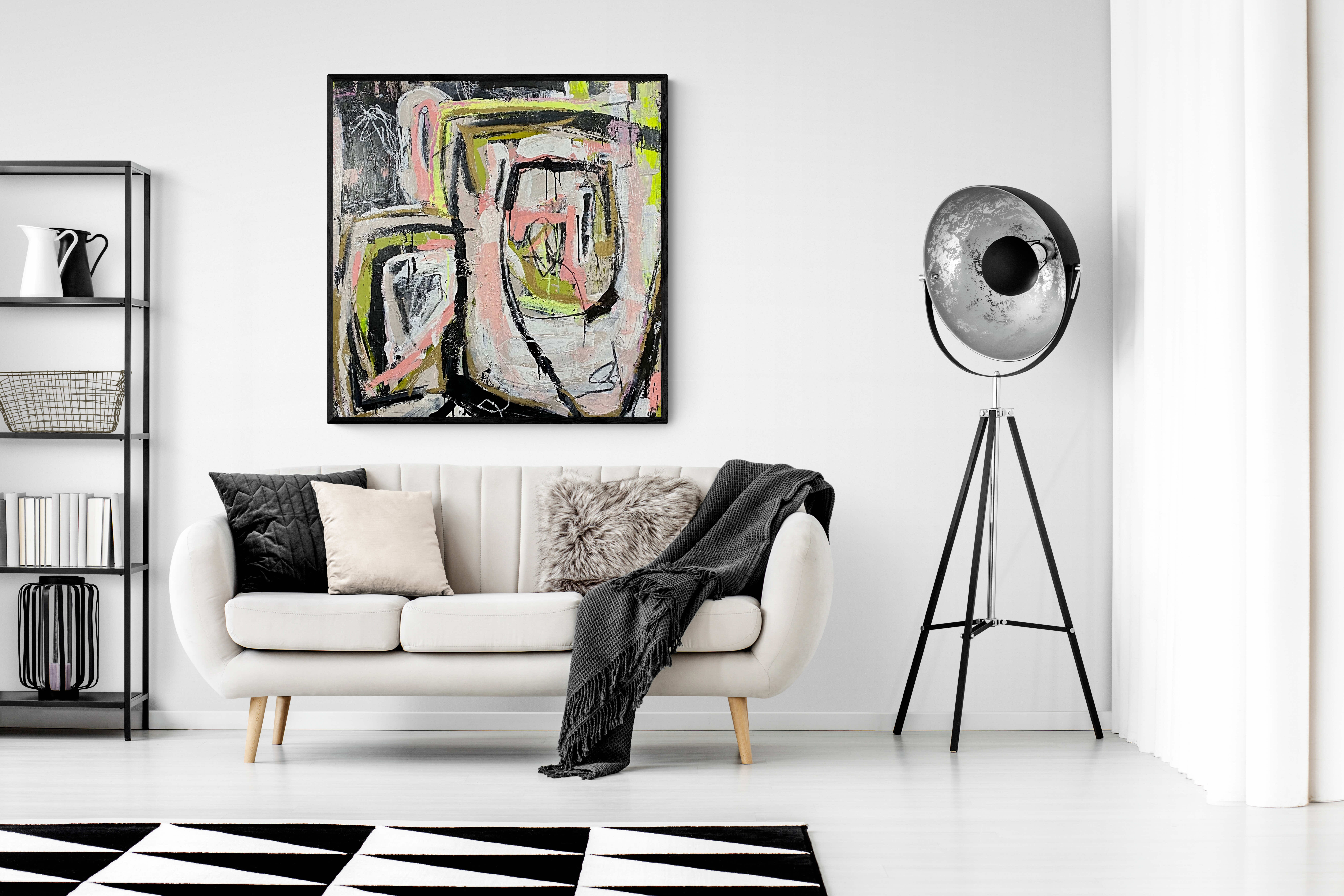 Photo of artwork in a home
