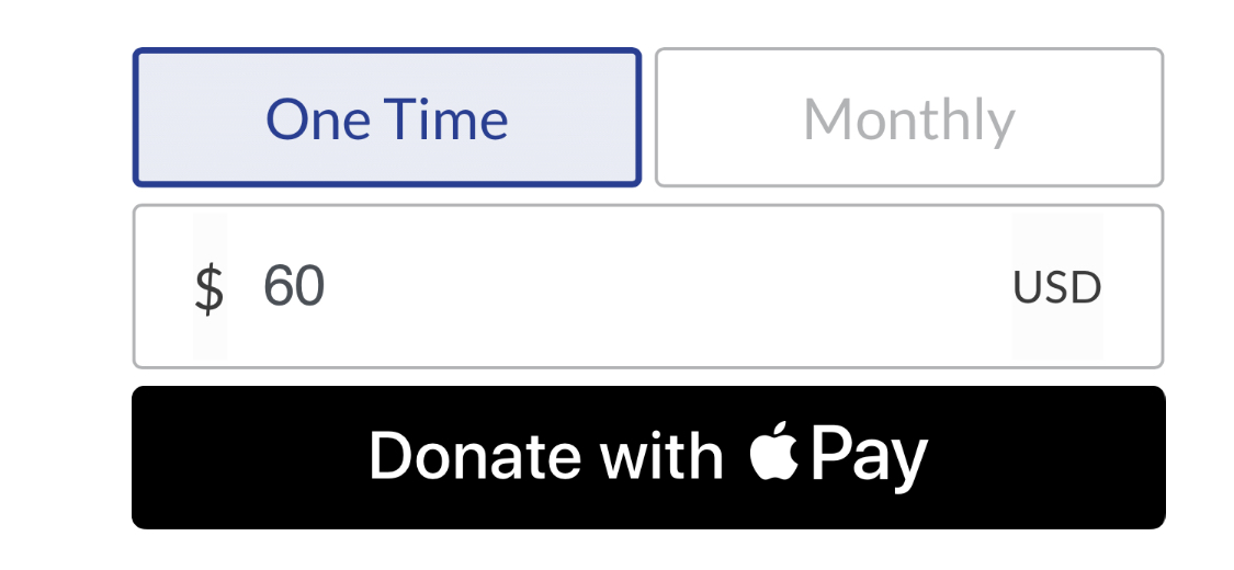 Give Lively simple widget with ApplePay enabled