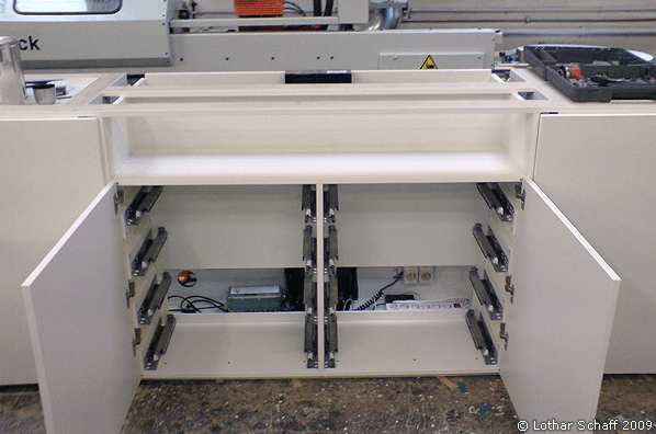 TV-Schrank mit versenkbarem Fernseher / Flachbildschirm