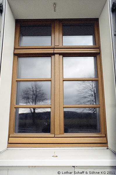 Zweiflügeliges Stulp-Fenster nach historischen Vorlagen