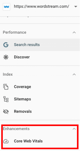 Using Google Search Console to measure Google Core Web Vitals