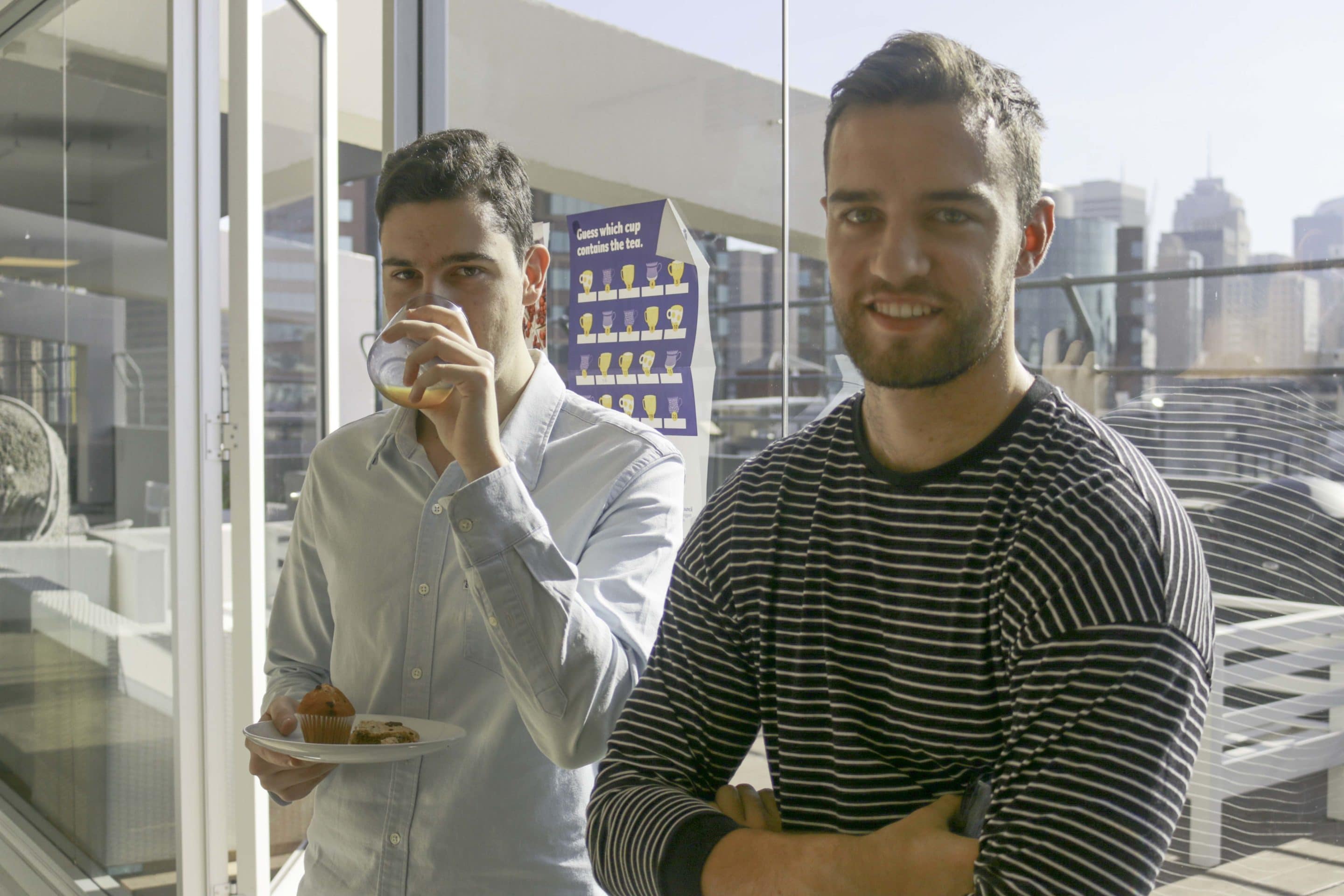 Publift staff enjoying the Biggest Morning Tea 2019
