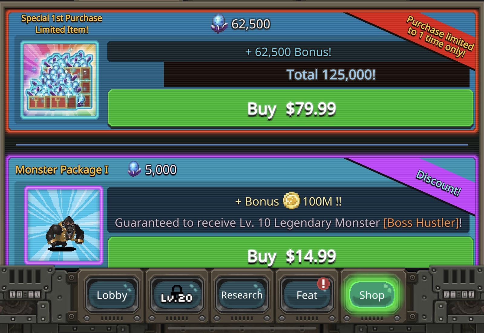 In App Purchase Example in iOS Mobile Apps Source: World Beast War