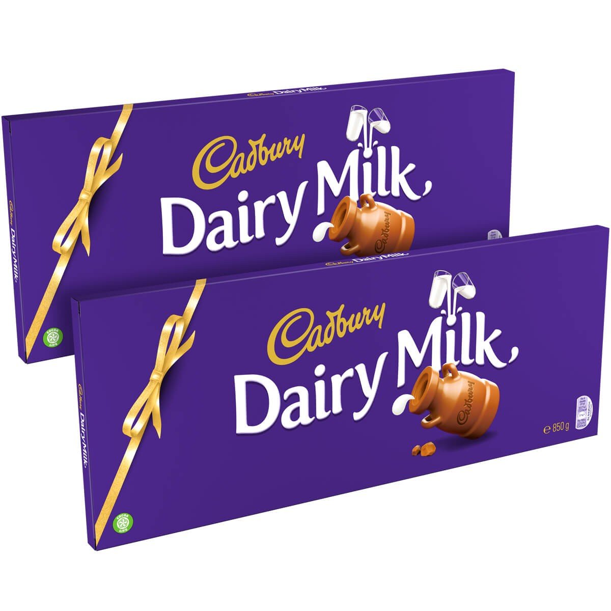 Hello Chocolate Cadbury Dairy Milk Bars 850g Twin Pack