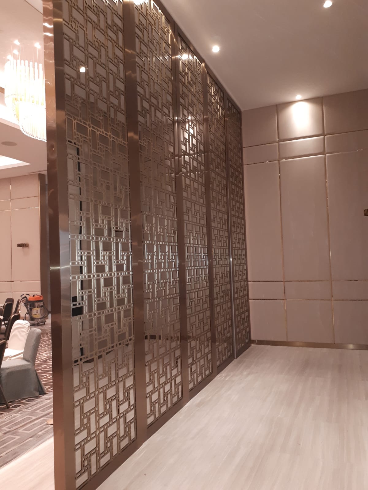 DSP DOHA Stainless Steel LASER CUT AND SOLID SCREENS fabrication and supply