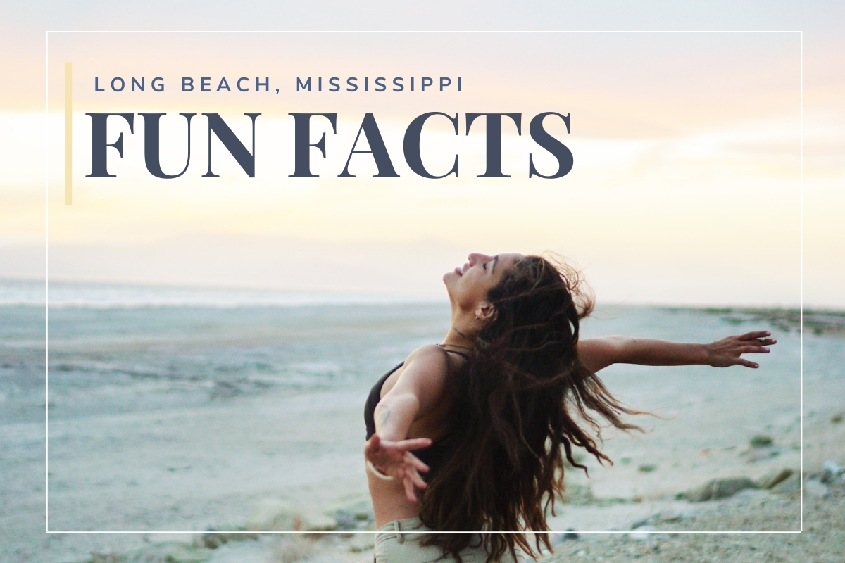 Woman in the Beach having fun - Long Beach Mississippi Fun Facts