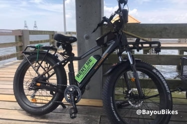 Electric Bike parked in Gulfport Mississippi